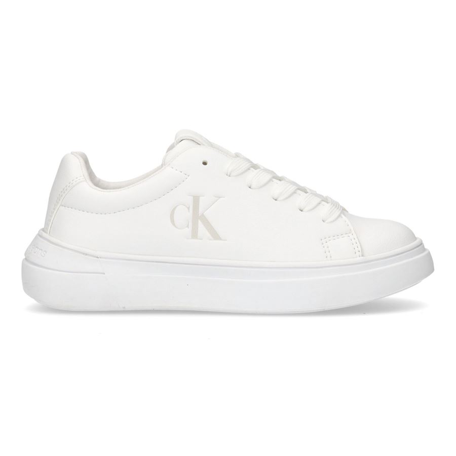 Sneakers stringate minimal logo in negativo Calvin Klein | V3X9820971355100X